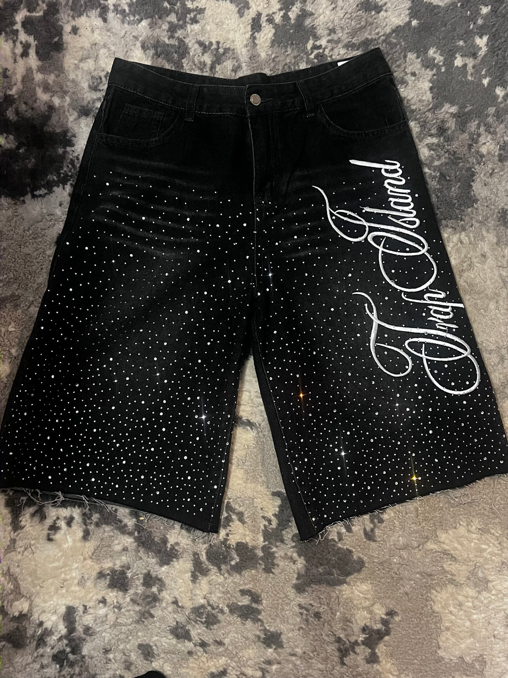 Rhinestone Jorts